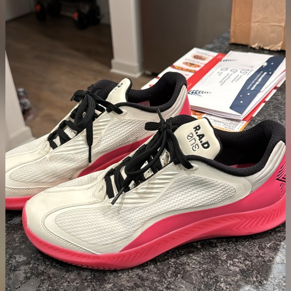 RAD ONE Shoes 10.5 size white/pink/black